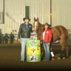 Fri. Open 3D Winners Katie Cline & Bayou Betty Lou 16.594