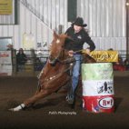 Futurity 3D Winners Patti Hovland & Nicks Streakin Harley 16.959, 16.621